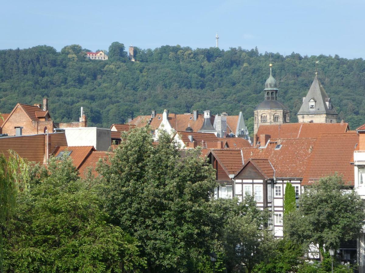 Ferienwohnung Janus Altstadt-Hameln Haus 2 Inklusive Parkplatz - Mit Und Ohne Terrasse Oder Loggia Hamelin Esterno foto